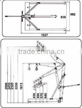Torin BigRed 1 Ton Heavy Duty Engine Lifting Crane