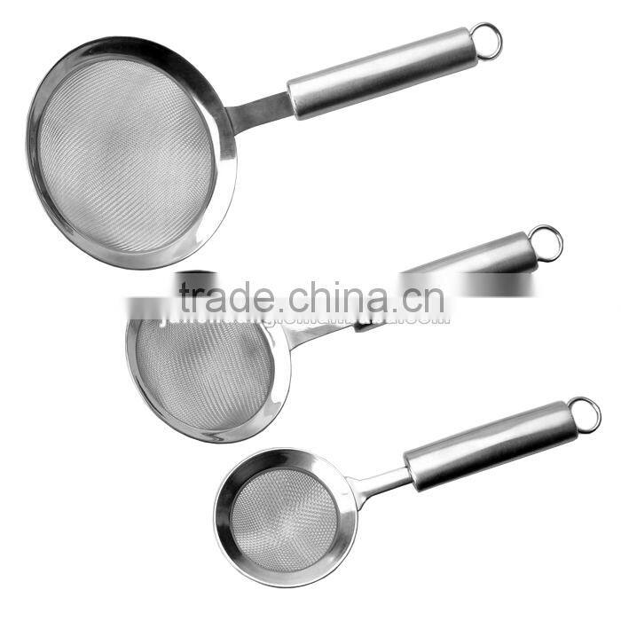 Japanese cooking tools stainless steel wire skimmer