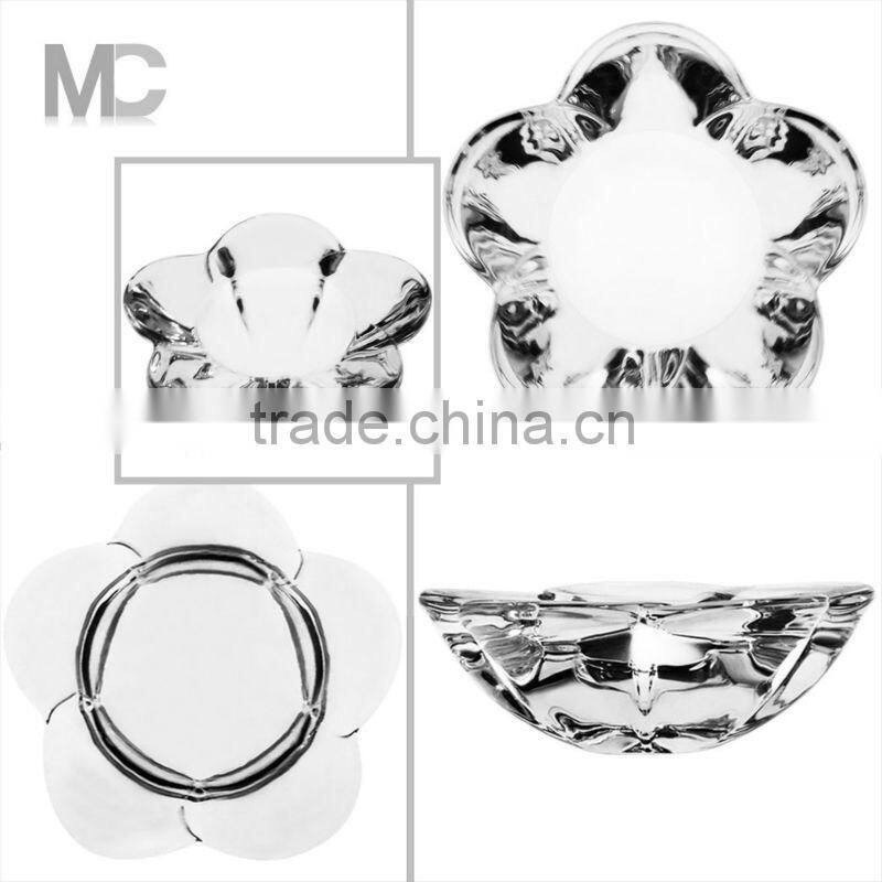 Flower Shaped Decorative Votive Tealight Glass Candle Holder