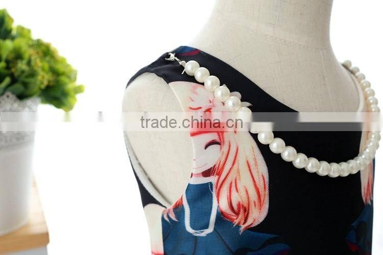 sleeveless foral beautiful lace tulle dress for girl