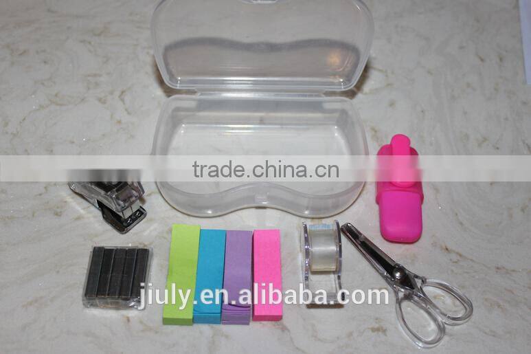 scissor tape and stapler set heart shape stationery set for kids