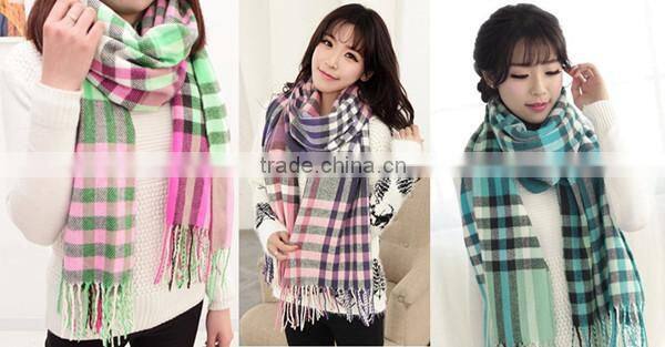 81315126 2015 fashion women stripe thin scarf