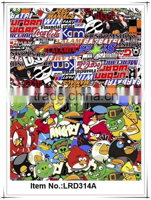 A3 size 20 patterns high quality royalty design water transfer printing paper, hydrographic film