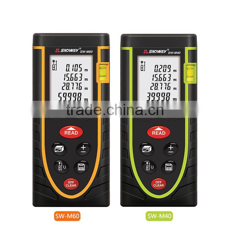 Automatic Calibration Laser Rangefinder 40m Mini Digital Laser Distance Meter