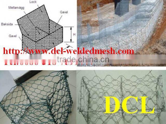 electro galvanized gabion /electro chicken wire mesh