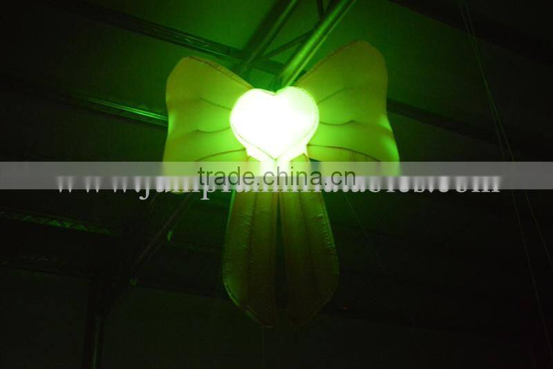 Colour change LED Inflatable Star hanging Lighting balloon