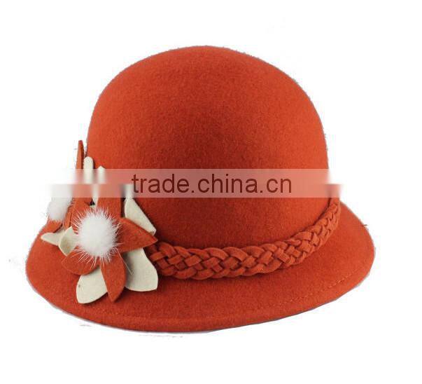 Wool Felt Ladies Fashion Hats