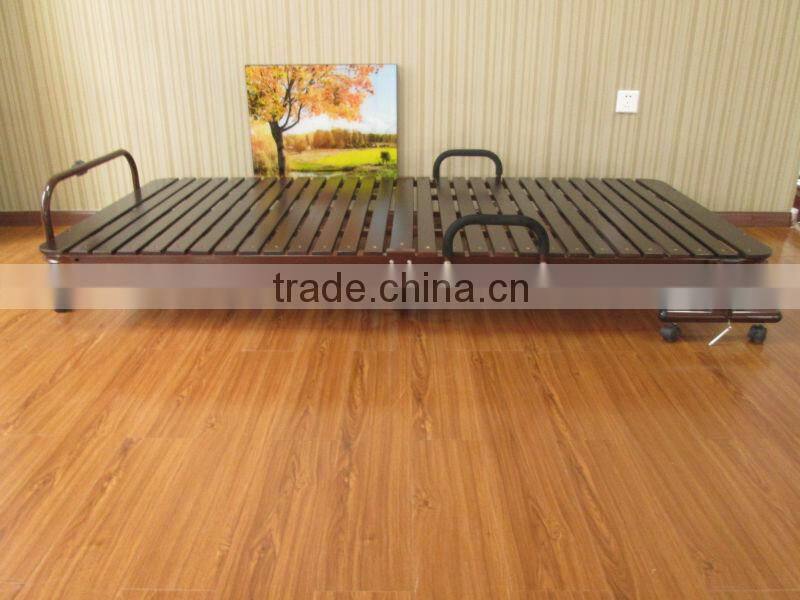 Summer Folding Batten Bed Wood Guest Room Bed