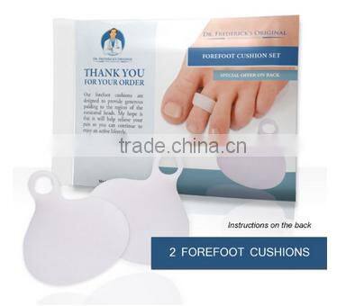 Metatarsal Pads - 2 Pieces - Gel Pad Ball of Foot Cushions - Rapid Foot Pain Relief