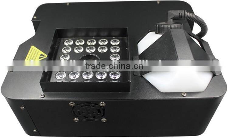 Up Spraying Pyro Vertical 3in1 RGB 24*3w LED Fog Machine 1500w DJ Geyser RGB