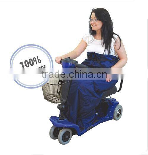 Topmedi 1x Fleece Lining Waterproof Scooter Cosy Warm Full Length Zip Phone Bag Wheelchair Clothing for Handicapped