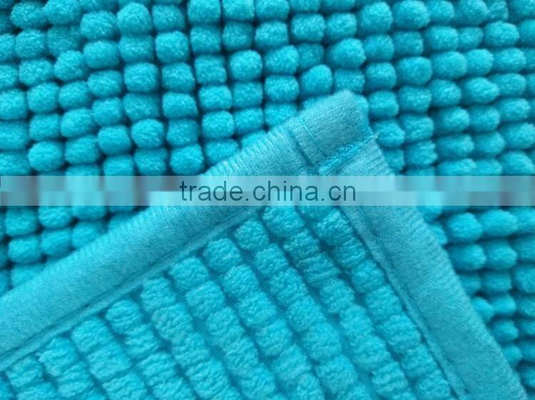 simple home textile chenille non-slip mat