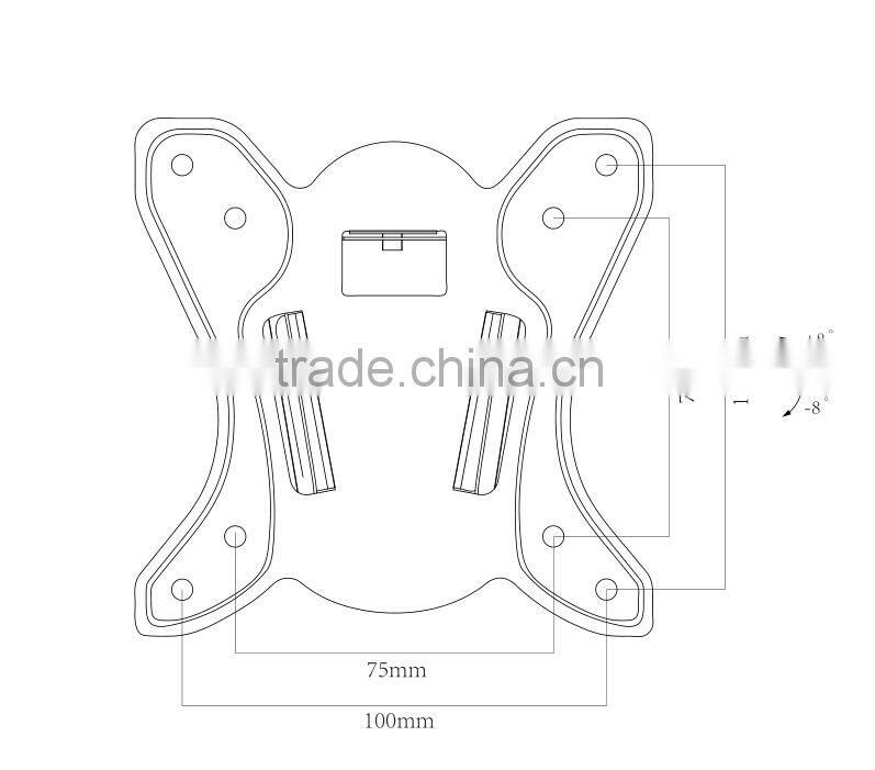 100x100mm Max VESA table lcd tv mount