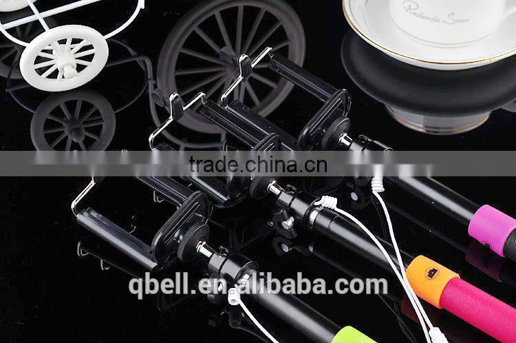 Selfie mobile phone monopod with wire/selfie monopod/monopod