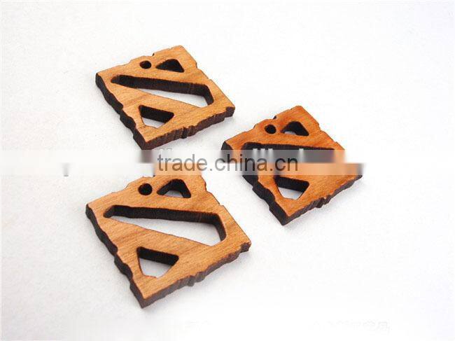 Newest dota 2 keychain custom wood keychain dota key rings wood keychain