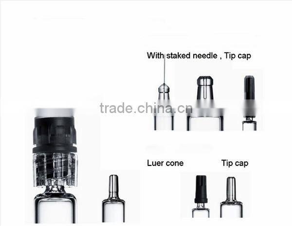 Glass Prefilled syringe--1ml,2.25ml,3ml/5ml