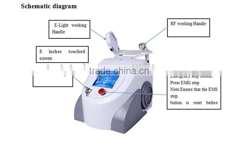 Best price portable elight ipl rf beauty machine