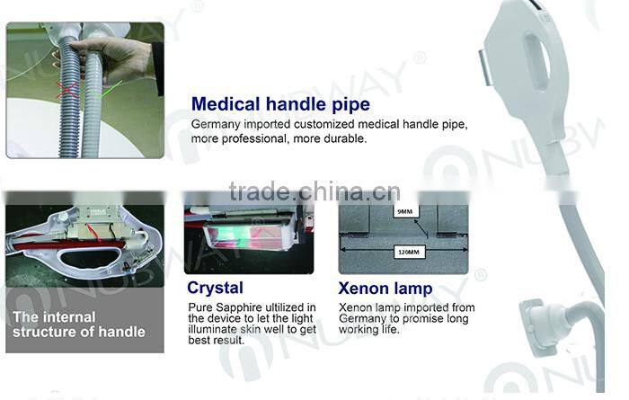 Portable IPL & SHR & E-light & OPT hair removal beauty equipment & machine for wrinkle removal acne treatment