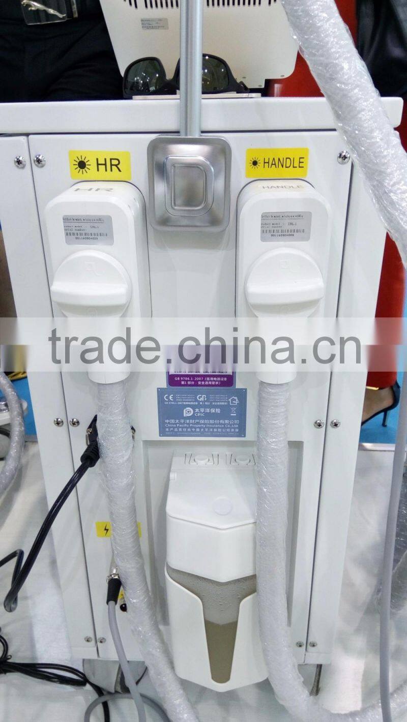 3in1 hair removal, shr laser IPL Nd Yag laser beauty machine