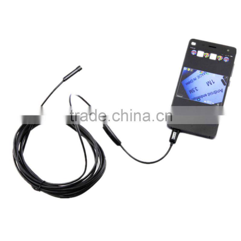 6 LED 7mm Lens Android Endoscope Waterproof Inspection Borescope Tube Camera 3.5M Length
