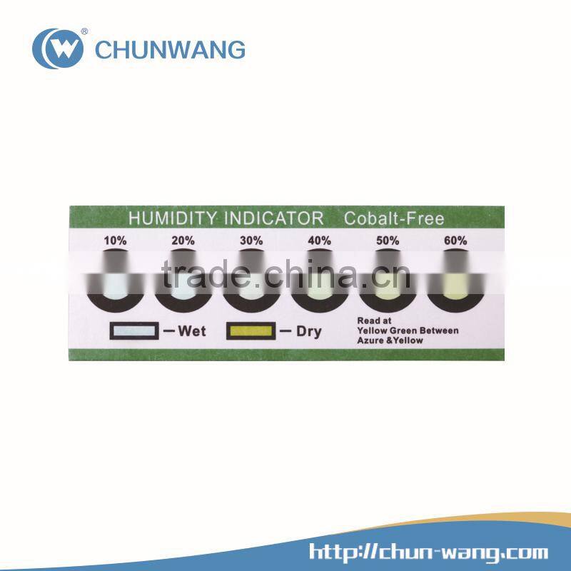 Cobalt-free Six Dots Humidity Indicator Paper for Chemical Products