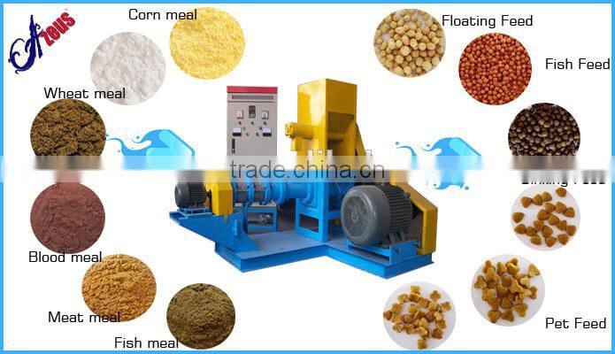 Good price high efficient cat / dog / fish feed usage animal feed pellet production line