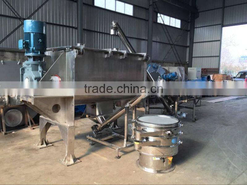 SS304 Dry Powder Mixing Machine for detergent powder Ribbon Mixer Powder Blending Equipment