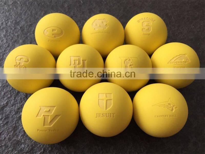 NCAA NOCSAE & SEI approved lacrosse ball lacrosse massage ball rubber ball