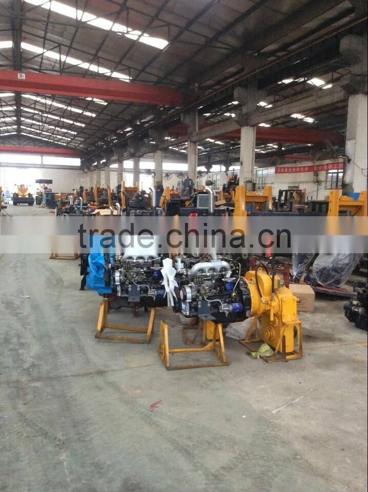 Chinese famous brand tractor ZLY920 with front end loader and backhoe 4 wheel drive