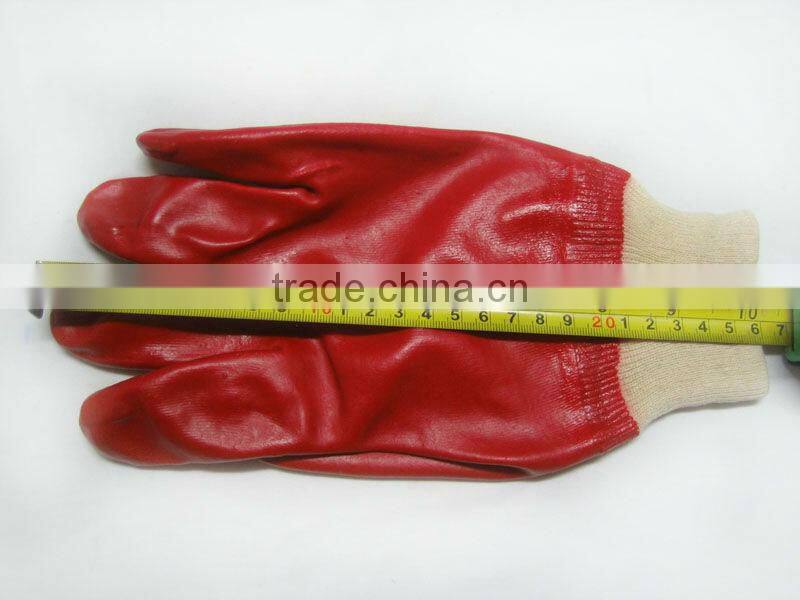 Red Industrial working PVC Glove