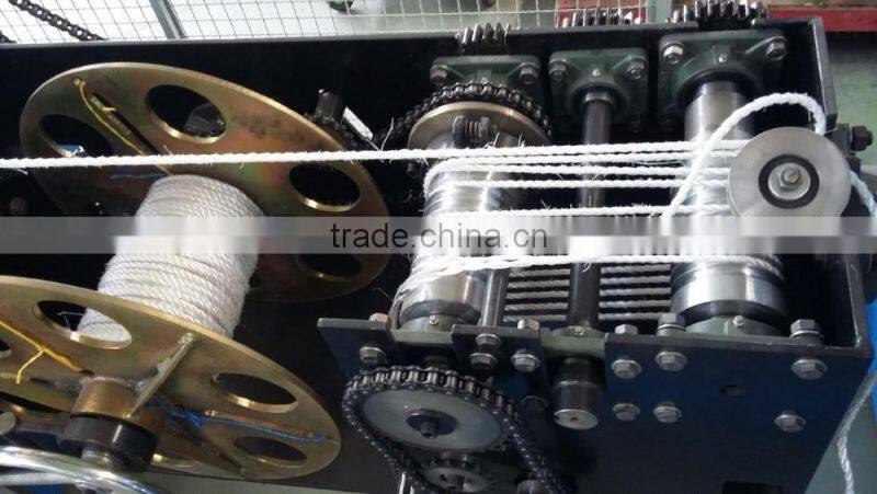 High speed 2 in 1 Plastic Type Rope Maker +86 18853866278
