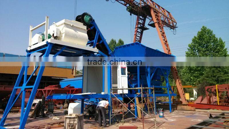 25 to 75 m3/h mobile concrete mix plant