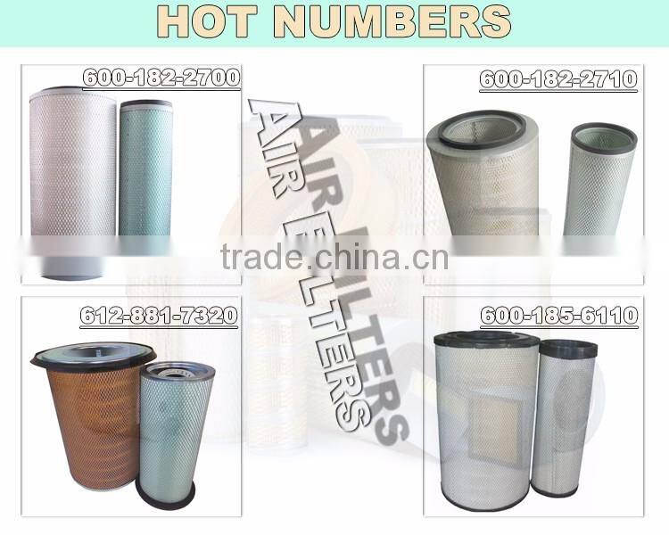 PC400LC-7 Air Filter 600-185-6110 For Excavator