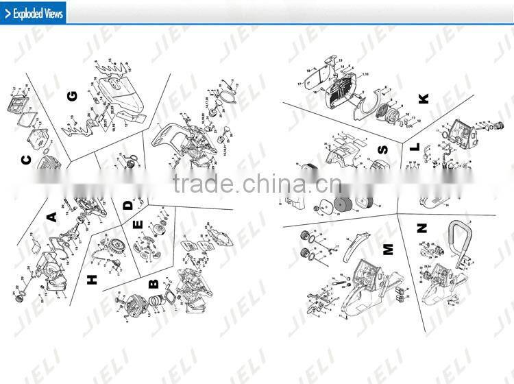 MS 066 660 2 stroke Chinese cheapest parkside power tool agricultrual tool and equipment chian saw