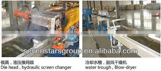 PP PE Film recycling pelletizer/pelletizing machine/granulating machine/line/plant