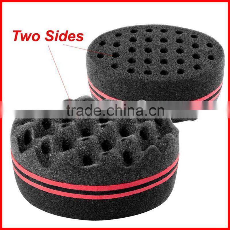 Wave Barber Hair Brush Sponge for Dreads Afro Locs Twist Curls Coil Magic Tool