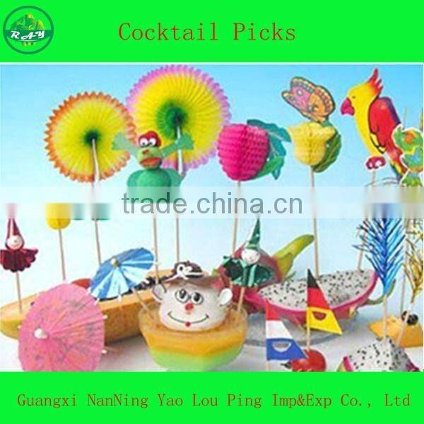 Bamboo Toothpick With Plastic Bag Packing