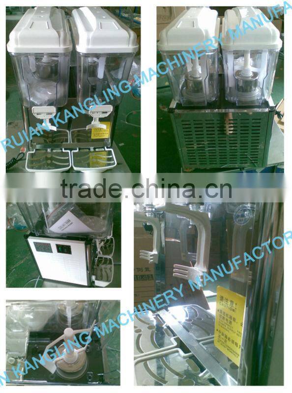 Green Color 12L 2 tanks Beverage Cooler