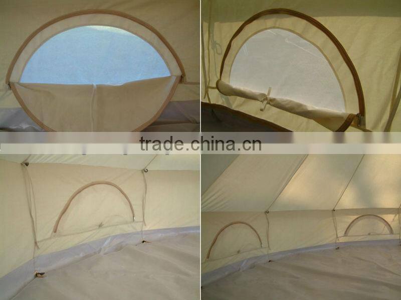 Diameter 4M Romantic Comfortable Outdoor Sibley Camping Tent