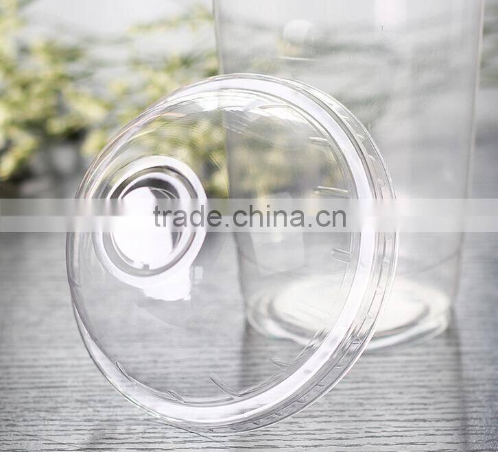 Customized Disposable High Transparent Dome Plastic Cup Lids China Manufactory Price