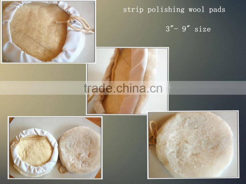 high quality wool buffing pad for polishing furniture