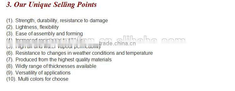 15 years of quality assurance Very high quality pp nonwoven fabrics