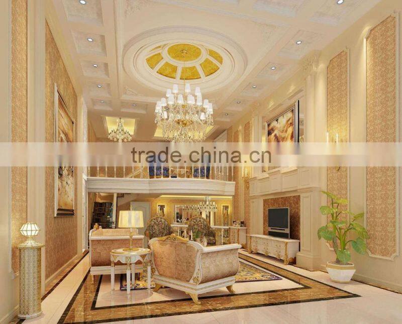 Complete Detail Professional 3D Rendering Internal Design Service For Noble Villa, Computer 3D Rendering Design for Sitting Room