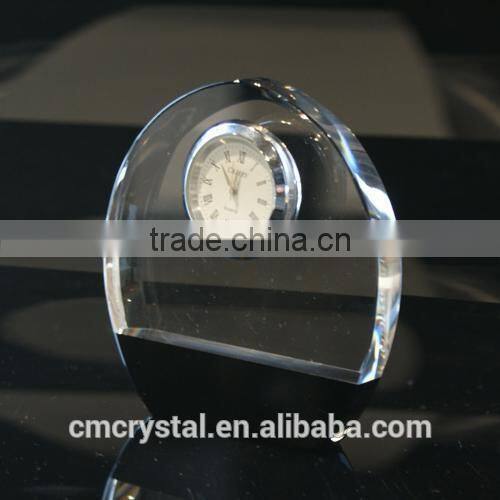 Crystal clock for wedding favor