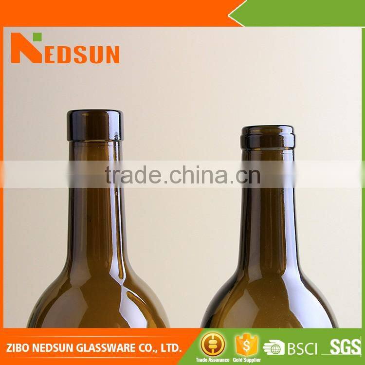 High quality manufactures glass bottles for wine in different size