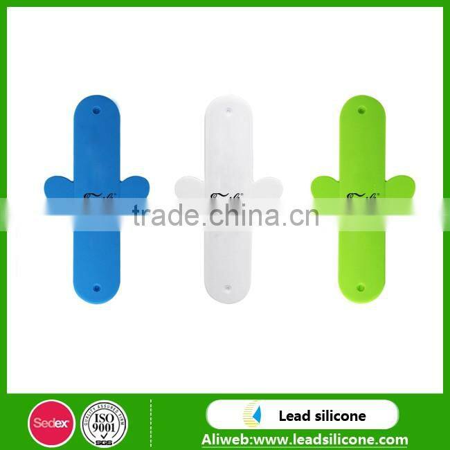 Silicone 3M sticky Mobile Phone One Touch-U Stand Holder