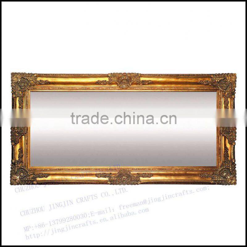 home decoration heart framed antique wall hanging mirror