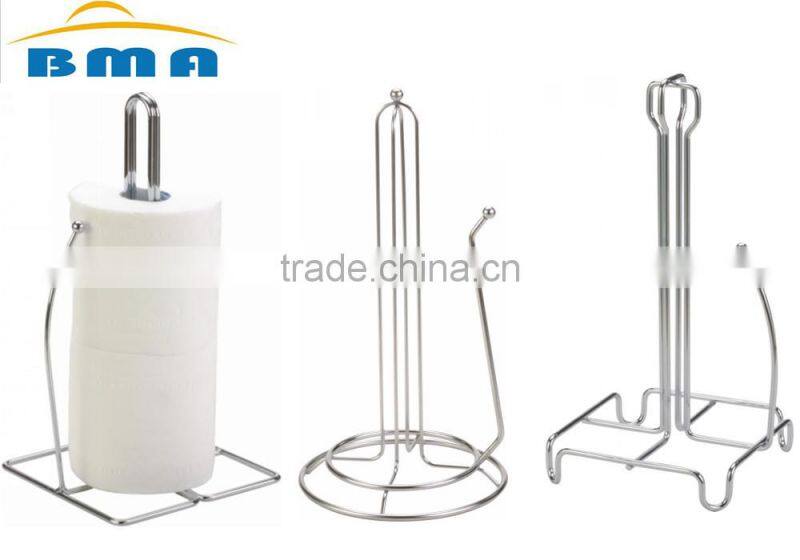 Bathroom Metal Paper Towel Holder And Newspaper or Magazine Rack