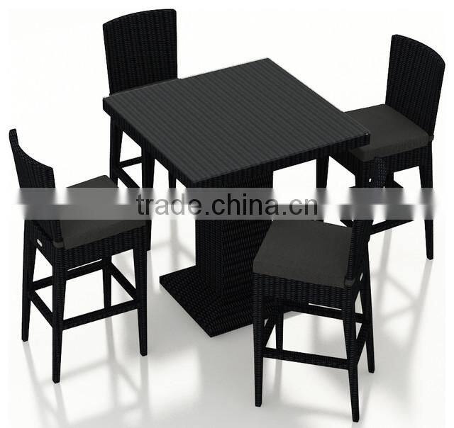 Sigma bar and lounge furniture outdoor wicker set bar stool for sale