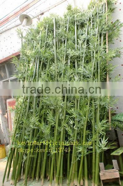 hotel lobby decoration bamboo plant stand bamboo poles cheap artificial artificial bamboo